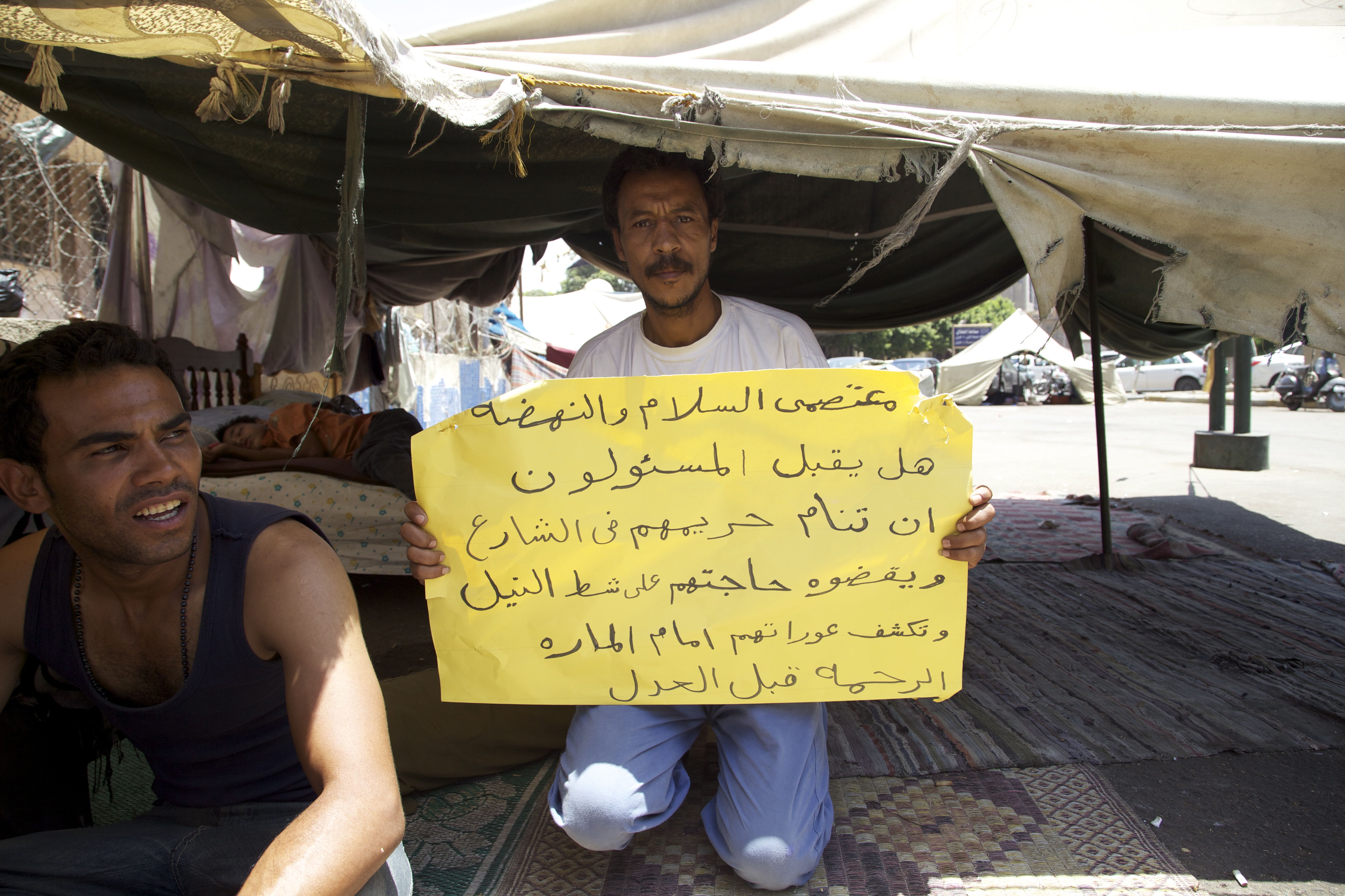Egypt The Evicted and Homeless Protest in Cairo Pulitzer Center