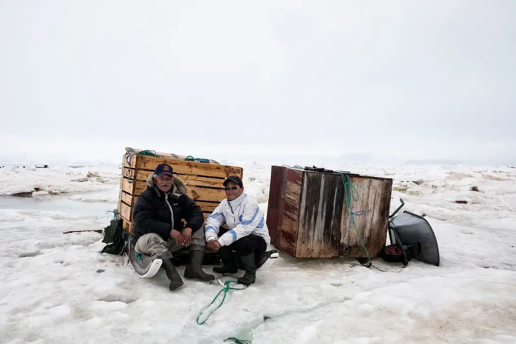 'The situation here is not new and surely can't get any worse,' say Inukitsorsuaq and Genovira Sadorana. Greenland, 2019. Image by Anna Filipova. 