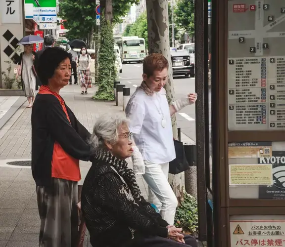 Waiting for the bus outside of Ichikai. Image by Audrey Henson. Japan, 2019.