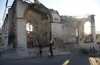 Haiti after the earthquake.