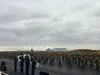 The Kazakhstan military band performs at KADEX. Image by Joshua Kucera.