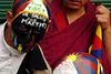 Different Perspective: Young Tibetan exiles in Dharamsala, India, waited for a demonstration to begin last month.