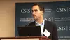 Marc Manara, Water Portfolio Manager at the Acumen Fund, presents at the Center for Strategic and International Studies in Washington, DC (2011).
