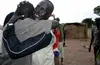 A still from "Rebuilding Hope" a documentary following three "Lost Boys" of Sudan as they return home.