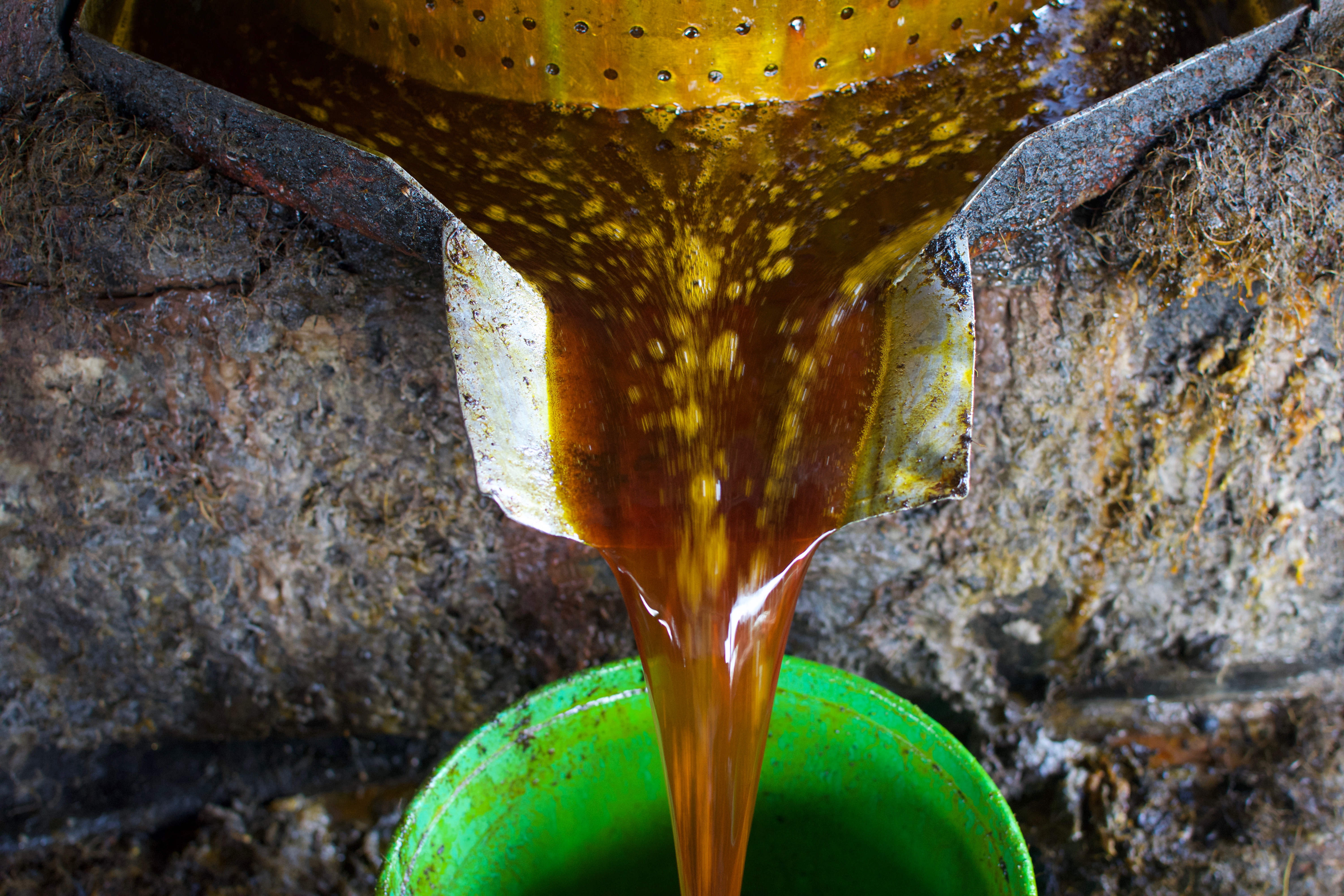 Palm oil is pressed from fruits in a factory in Southern Myanmar. Image by Wudan Yan. Myanmar, 2016. Palm oil is pressed from fruits in a factory in Southern Myanmar. Image by Wudan Yan. Myanmar, 2016.