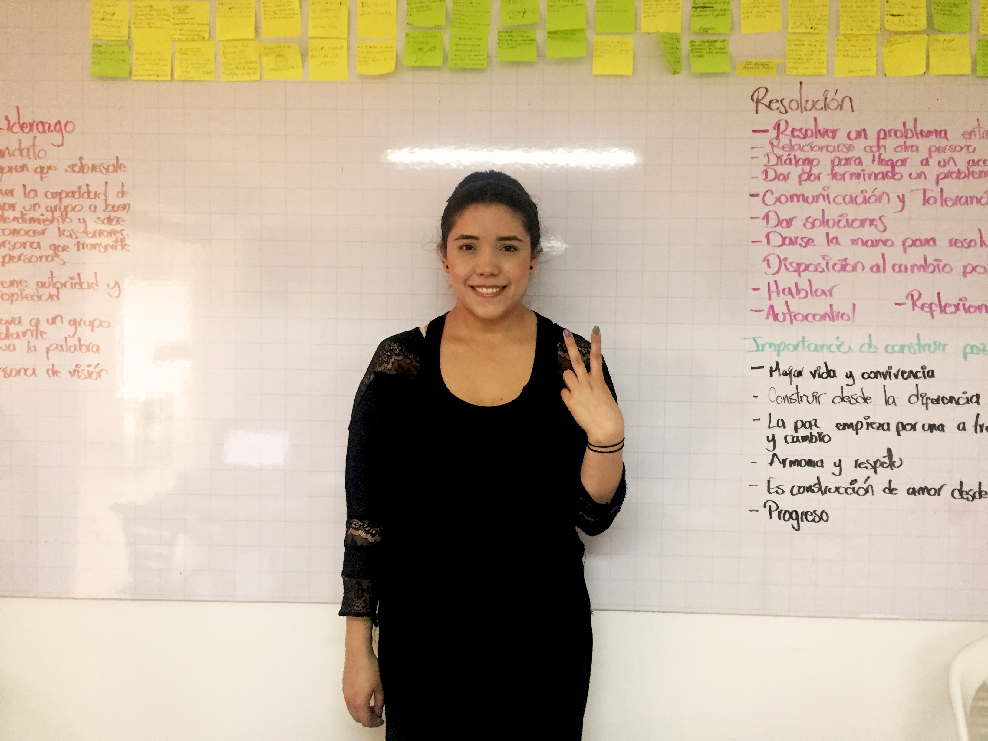Adriana Cómbita, 27, has been leading conflict resolution workshops in prisons across Colombia. She's on a mission to include prisoners in Colombia's post-conflict peace building process. Image by Verónica Zaragovia. Colombia, 2018. Adriana Cómbita, 27, has been leading conflict resolution workshops in prisons across Colombia. She's on a mission to include prisoners in Colombia's post-conflict peace building process. Image by Verónica Zaragovia. Colombia, 2018.