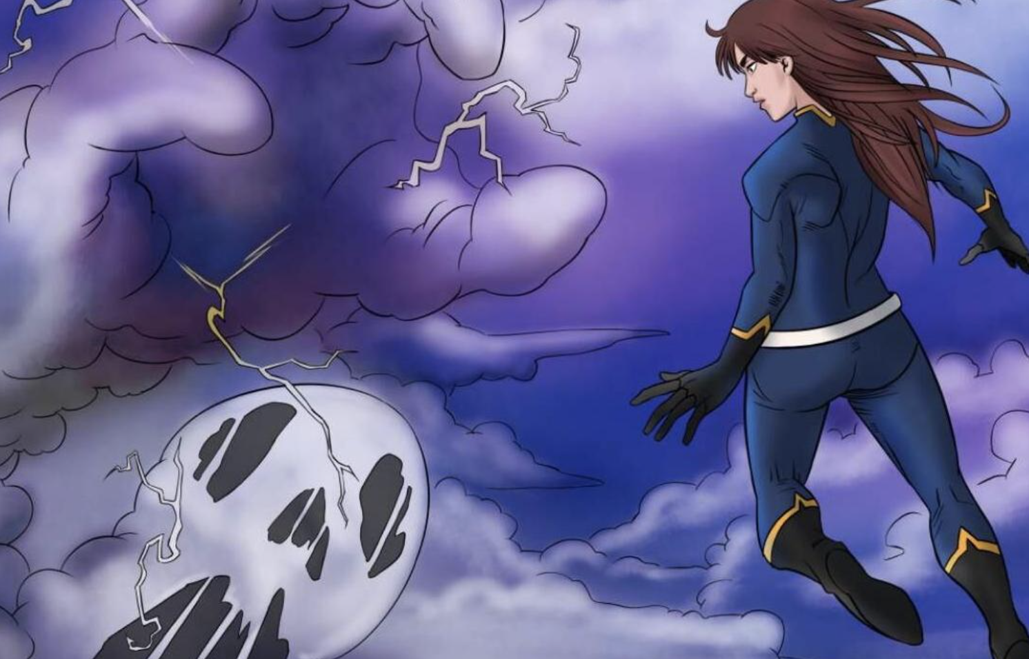 The Rising Waters project presents “Flood Woman and Climate Doom,” a four-page comic book set in Charleston. The Rising Waters project presents “Flood Woman and Climate Doom,” a four-page comic book set in Charleston.