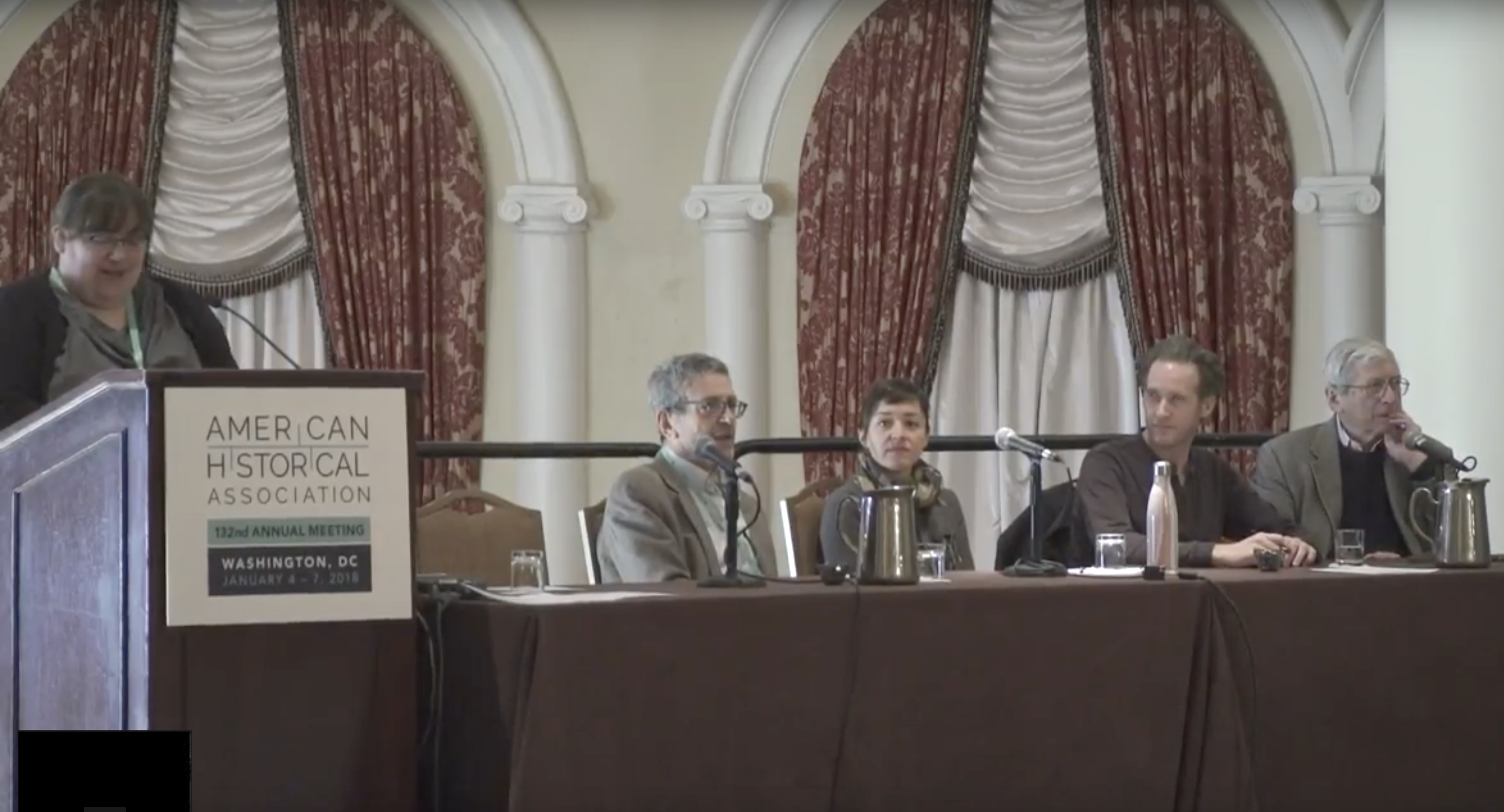 Pulitzer Center's Rebecca Kaplan introduces the panel. United States, 2018. Pulitzer Center's Rebecca Kaplan introduces the panel. United States, 2018.