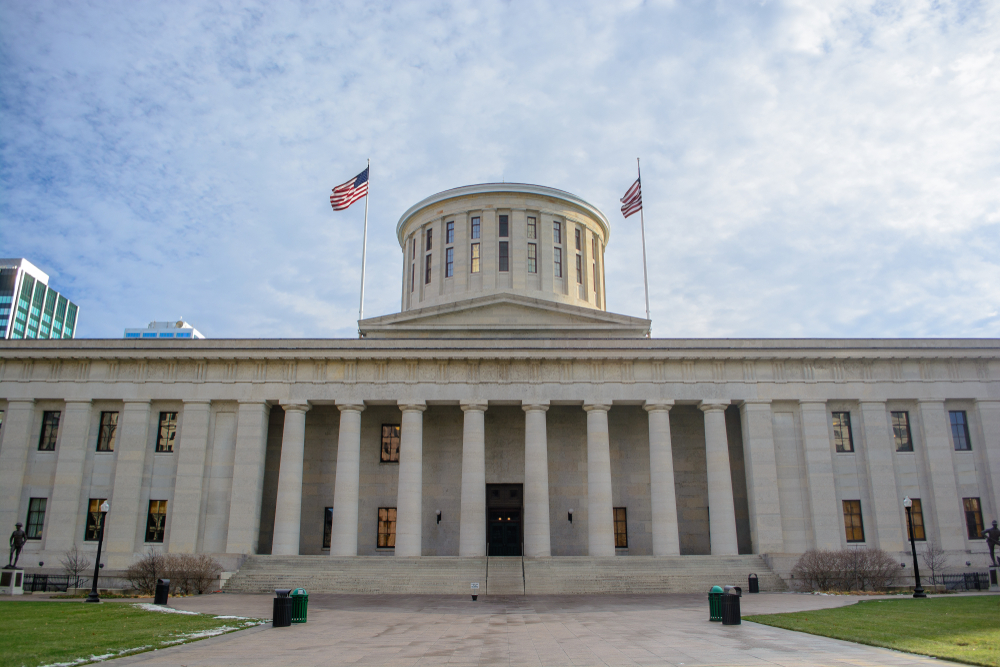 Ohio Statehouse during the day. Image by Shutterstock. United States, undated. Ohio Statehouse during the day. Image by Shutterstock. United States, undated.