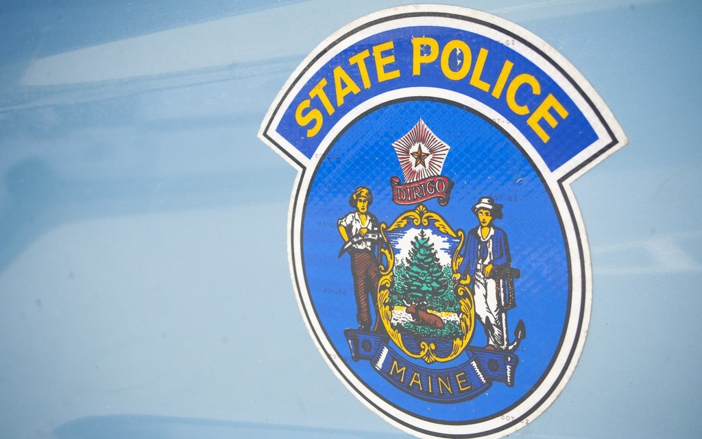 A Maine State Police cruiser is pictured outside the Penobscot County Jail on May 12, 2020. Credit: Natalie Williams / BDN. A Maine State Police cruiser is pictured outside the Penobscot County Jail on May 12, 2020. Credit: Natalie Williams / BDN.