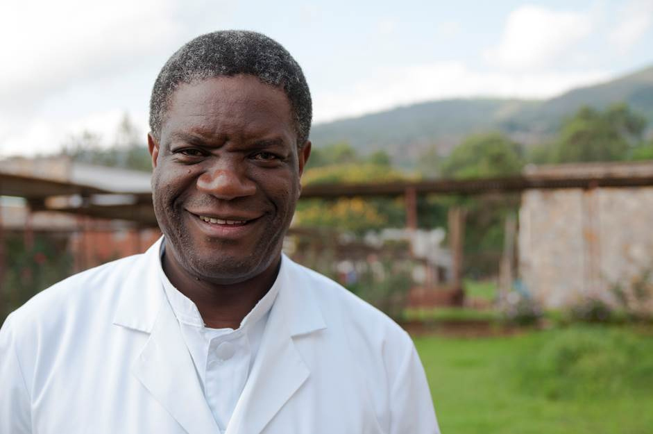 Dr. Denis Mukwege at Panzi Hospital in Bukavu. Image by Roger Svanell. Democratic Republic of Congo, 2014. Media file: mukwege.jpg
