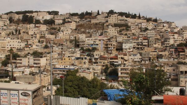 Settlers houses in the jumbled Palestinian village of Silwan. Image by Uri Blau. Israel, 2015. Media file: israel.jpg