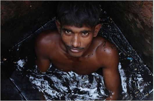 Image by Sean Gallagher. India, 2013 Media file: tanneries_in_india.jpg