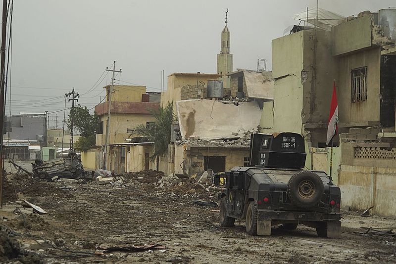 ISOF APC on the street of Mosul. Image by Mstyslav Chernov/Wikimedia Commons. Iraq, 2016. ISOF APC on the street of Mosul. Image by Mstyslav Chernov/Wikimedia Commons. Iraq, 2016.