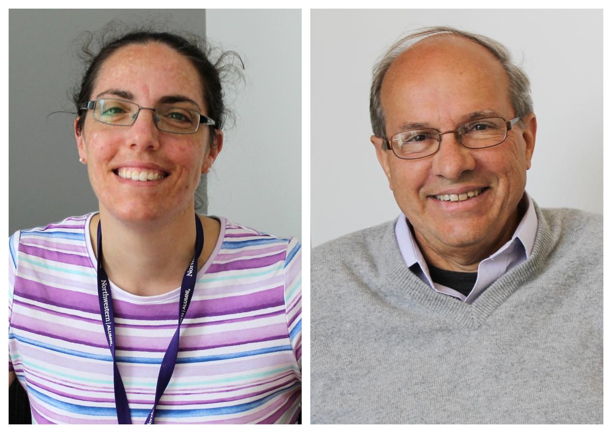 Rachel Lippmann (left) and William Freivogel discussed the way in which police departments use civil asset forfeiture as well as its legal implications on "St. Louis on the Air." Image by Evie Hemphill. USA, 2018. Rachel Lippmann (left) and William Freivogel discussed the way in which police departments use civil asset forfeiture as well as its legal implications on "St. Louis on the Air." Image by Evie Hemphill. USA, 2018.
