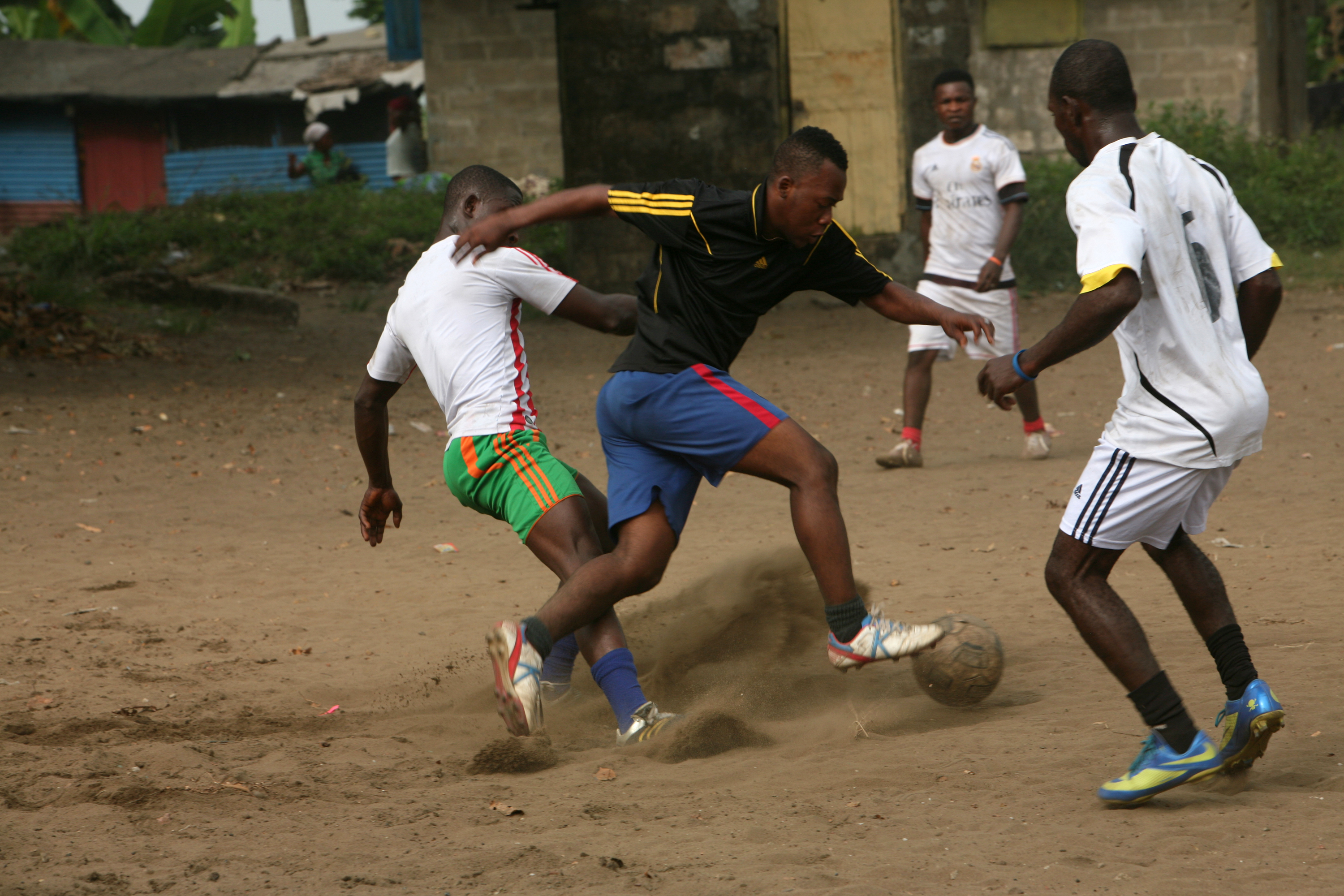 Image by Cheryl Hatch. Liberia, 2014. Media file: soccer_8540.jpg