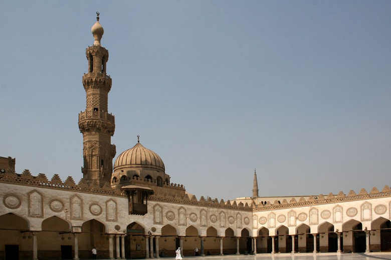 Al Azhar Mosque in Cairo, Egypt. Image courtesy of Wikimedia Commons/Creative Commons/Diego Delso. Egypt, 2011. Al Azhar Mosque in Cairo, Egypt. Image courtesy of Wikimedia Commons/Creative Commons/Diego Delso. Egypt, 2011.