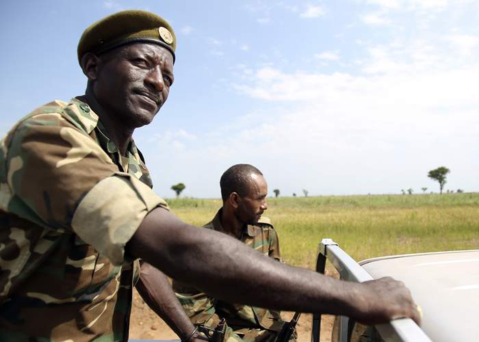 Guards on duty at Saudi Star's farm. Image by Charlie Bibby. Ethiopia, 2016. Media file: ethiopia.jpg