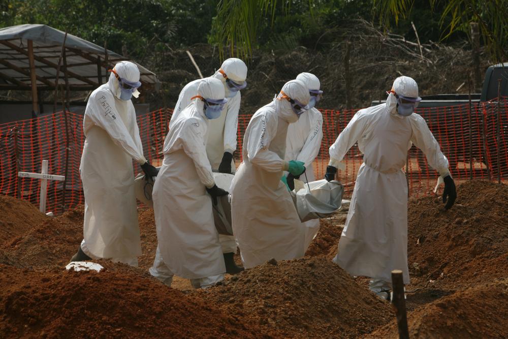 A burial in Liberia. Image by Cheryl Hatch. Liberia, 2015.