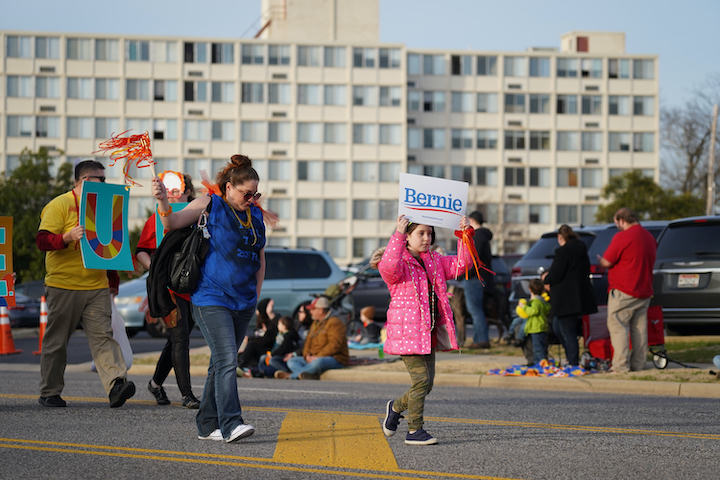 Bernie Sanders supporters in Huntsville, Alabama. Image by Katssoup / Shuttestock. United States, 2020. Bernie Sanders supporters in Huntsville, Alabama. Image by Katssoup / Shuttestock. United States, 2020.