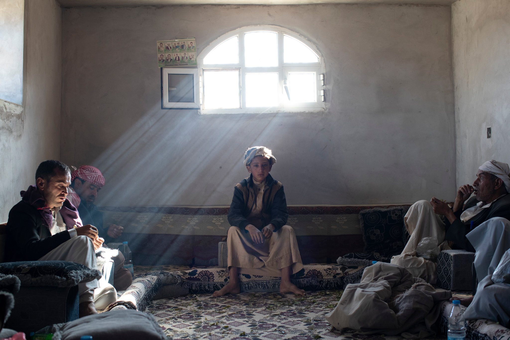 Abdullah Abed al-Abdeli, age 12, whose father died in an airstrike in Northern Yemen. Image by Tyler Hicks/The New York Times. Yemen. 2018. Abdullah Abed al-Abdeli, age 12, whose father died in an airstrike in Northern Yemen. Image by Tyler Hicks/The New York Times. Yemen. 2018.