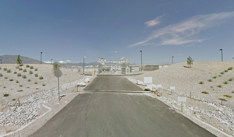 CoreCivic’s Nevada Southern Detention Center in Pahrump, Nev. is now a migrant detention center for Immigration and Customs Enforcement (I.C.E.). Image courtesy of Google Maps. United States, undated. CoreCivic’s Nevada Southern Detention Center in Pahrump, Nev. is now a migrant detention center for Immigration and Customs Enforcement (I.C.E.). Image courtesy of Google Maps. United States, undated.