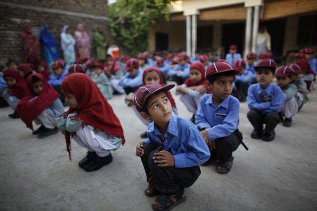 Education reformers come to the former Taliban-occupied Swat Valley. Image by Alexandre Meneghini. Pakistan, 2013.