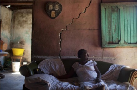 Victoria is HIV-positive and lives alone in her home. She was 72-years-old when the photo was taken. Image by David Rochkind. Honduras, 2013.
