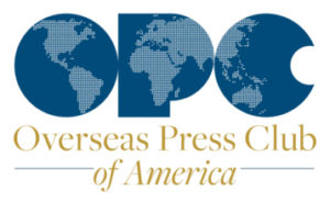 Image courtesy of Overseas Press Club. Image courtesy of Overseas Press Club.