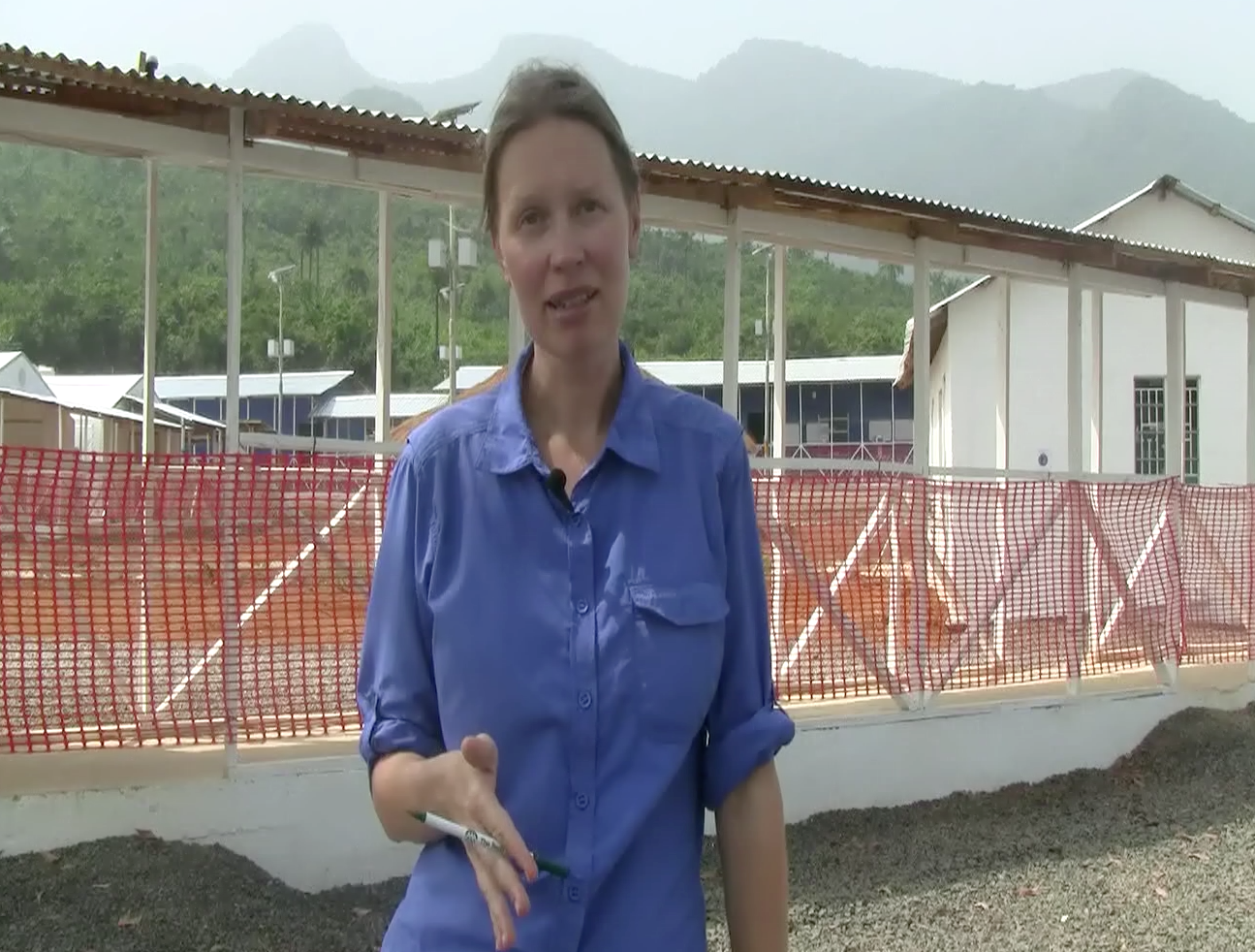 Erika Check Hayden reports from an Ebola treatment center in Sierra Leone. Media file: screen_shot_2015-03-26_at_4.07.47_pm.png