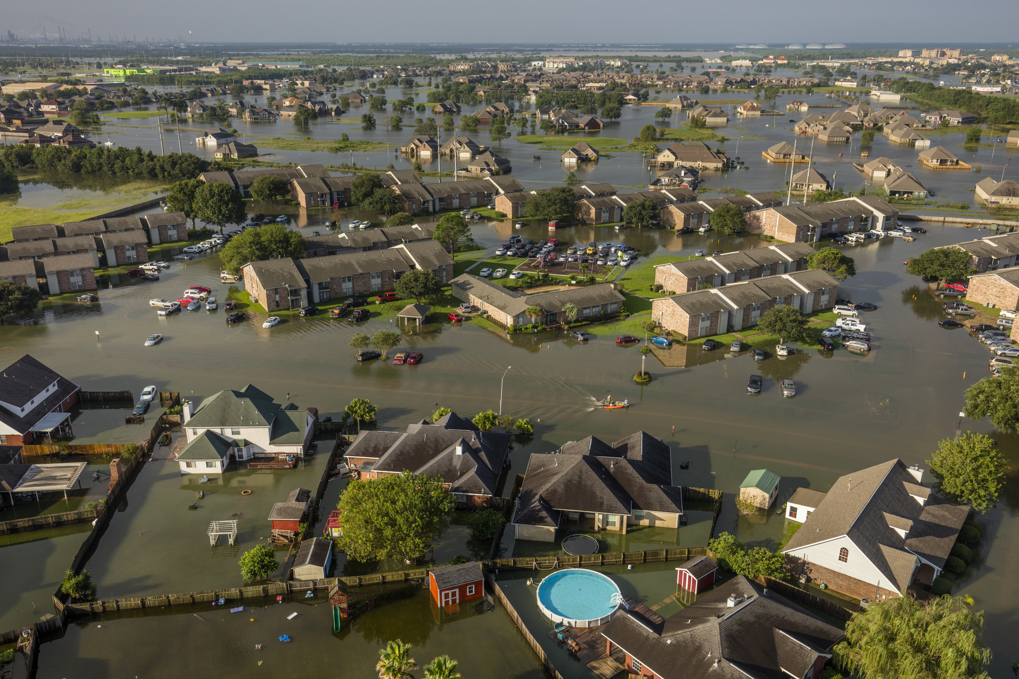 Flooding in Texas following Hurricane Harvey. Image by George Steinmetz. United States, 2018. Flooding in Texas following Hurricane Harvey. Image by George Steinmetz. United States, 2018.