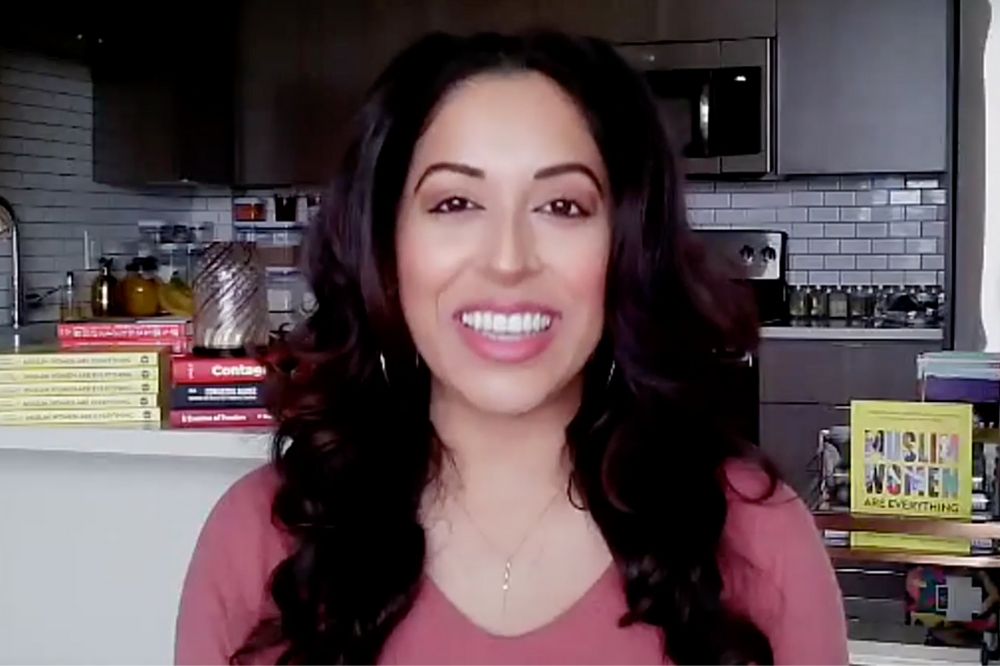 Screenshot of Dr. Seema Yasmin speaking at the a virtual Talks @ Pulitzer webinar on April 9, 2020. Screenshot of Dr. Seema Yasmin speaking at the a virtual Talks @ Pulitzer webinar on April 9, 2020.