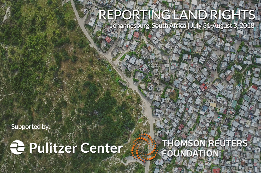 Photo by Johnny Miller. Johnny Miller contributed his drone photography and videos of unequal landscapes to the Thomson Reuters Foundation Slumscapes project. This work was an extension of Johnny's own pioneering work that he calls Unequal Scenes. Media file: joburg_land_rights_postcard_v1.jpg