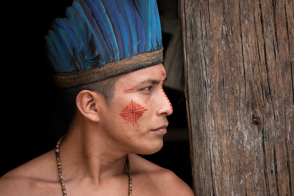 Dessana indigenous community on a river island near Manaus city. Image by Marcio Masulino / Shutterstock. Brazil, 2020. Dessana indigenous community on a river island near Manaus city. Image by Marcio Masulino / Shutterstock. Brazil, 2020.