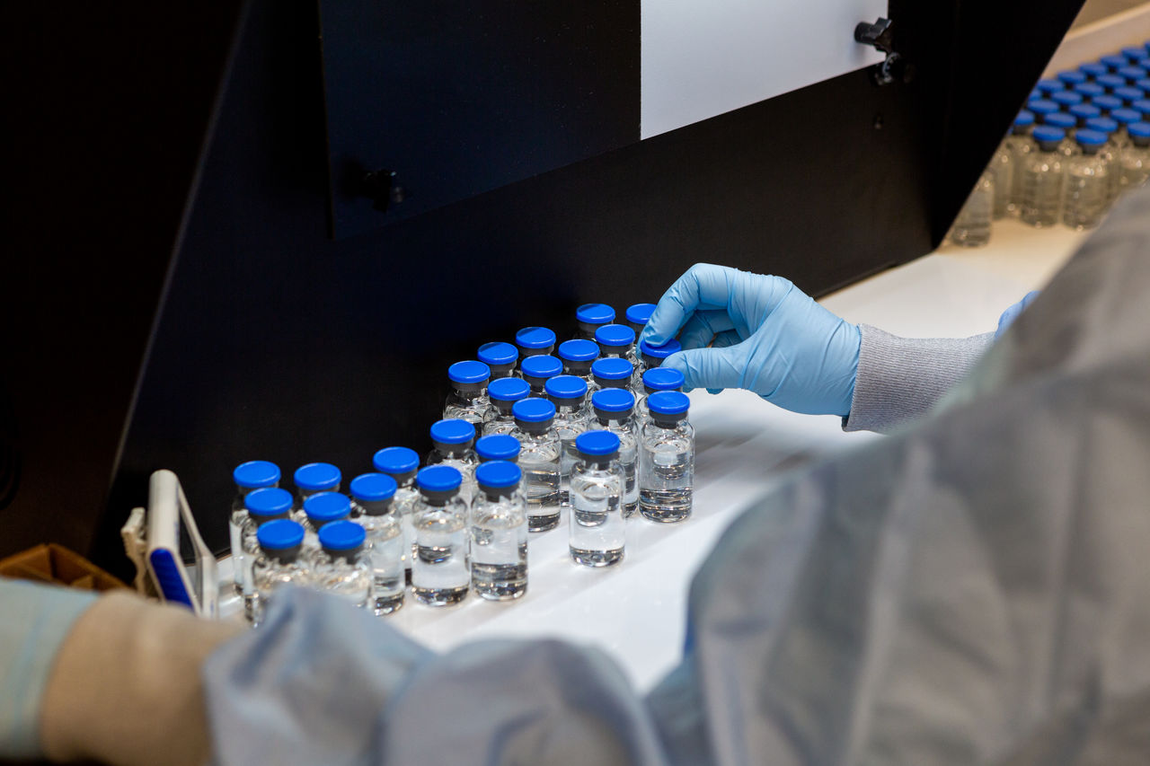 Gilead’s remdesivir, designed to stymie viral replication, modestly speeds the recovery of COVID-19 patients, according to a new study. Image courtesy Gilead. Gilead’s remdesivir, designed to stymie viral replication, modestly speeds the recovery of COVID-19 patients, according to a new study. Image courtesy Gilead.