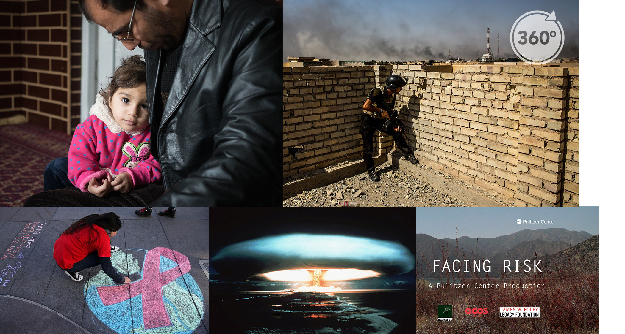 Images from projects by Alexandria Bombach, Ben Solomon, Jon Cohen Kit Raone and Evey Wilson. Collage by Lauren Shepherd. United States, 2017. Images from projects by Alexandria Bombach, Ben Solomon, Jon Cohen Kit Raone and Evey Wilson. Collage by Lauren Shepherd. United States, 2017.