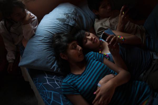 The Toke Azul rock band and its fan club the LecheTM (Milk Team) hang out in Ciudad Juarez. Image by Dominic Bracco II. Mexico, 2010. Media file: dominic-bracco-award.jpg