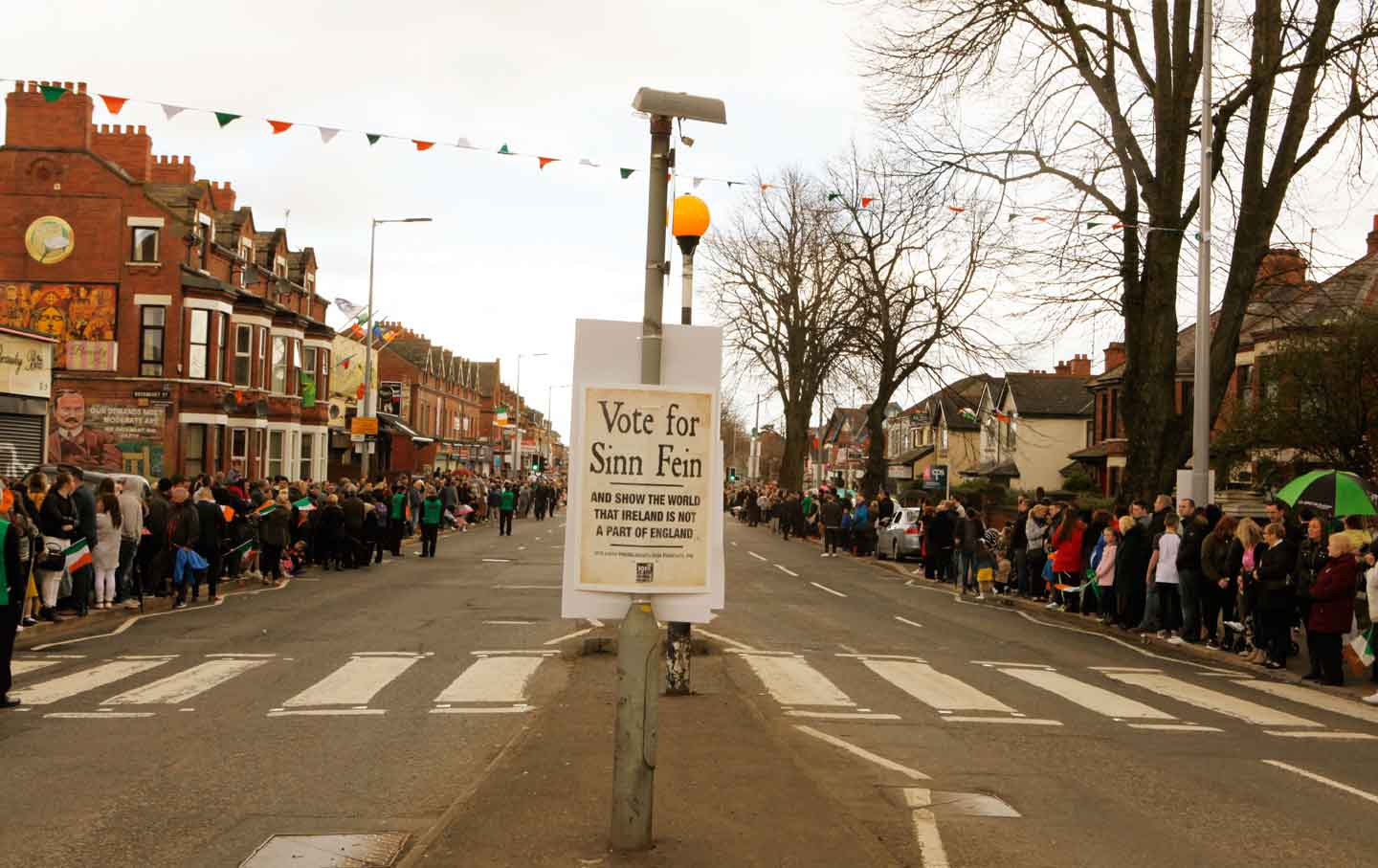 One hundred years after the Easter Rising, Ireland's Sein Fein party fights anew foe. Image by Paula Allen. Ireland, 2016. Media file: flanders_ireland_otu_img.jpg