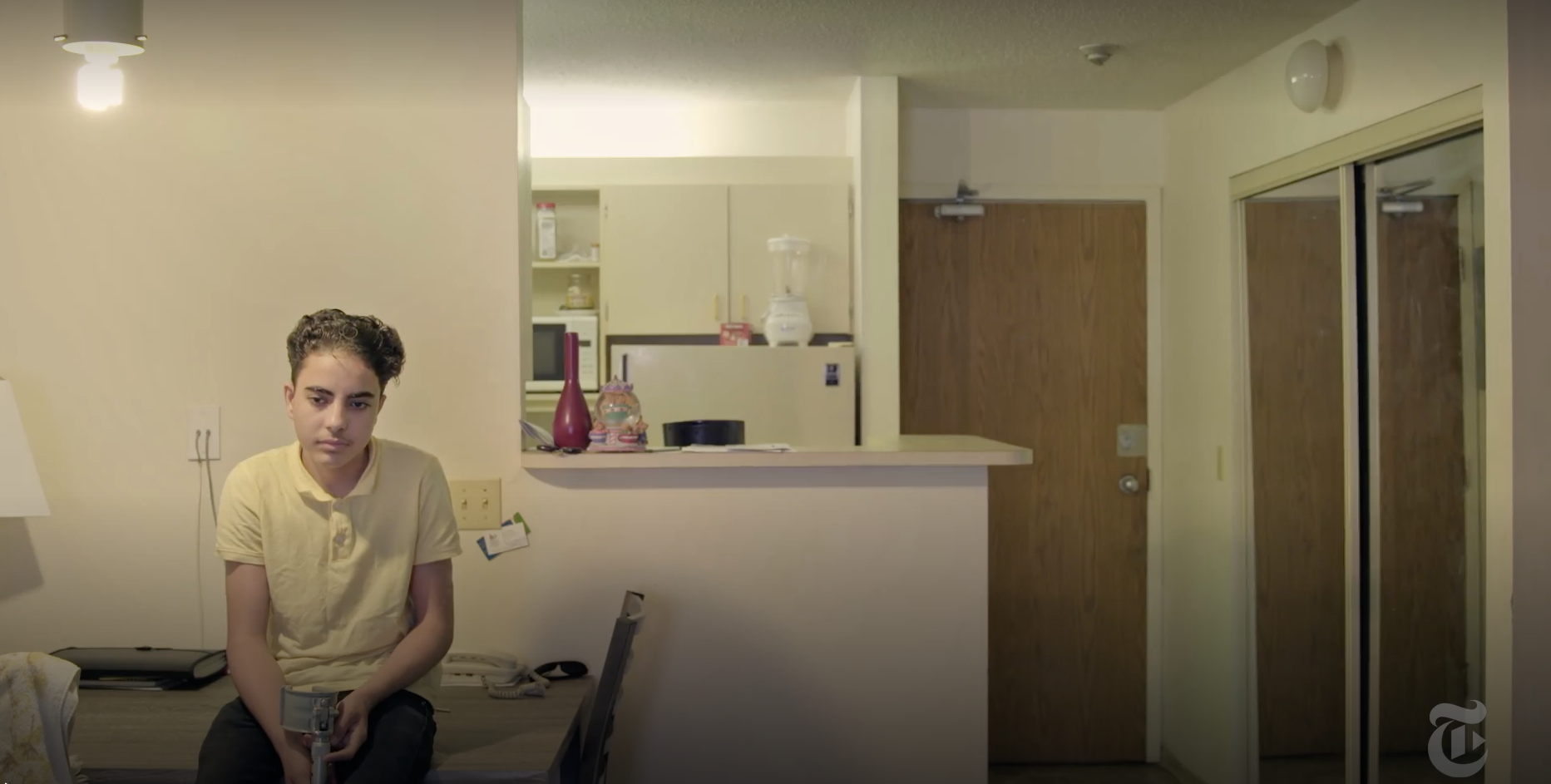 Screen shot from "We Became Fragments". Screen shot from "We Became Fragments".