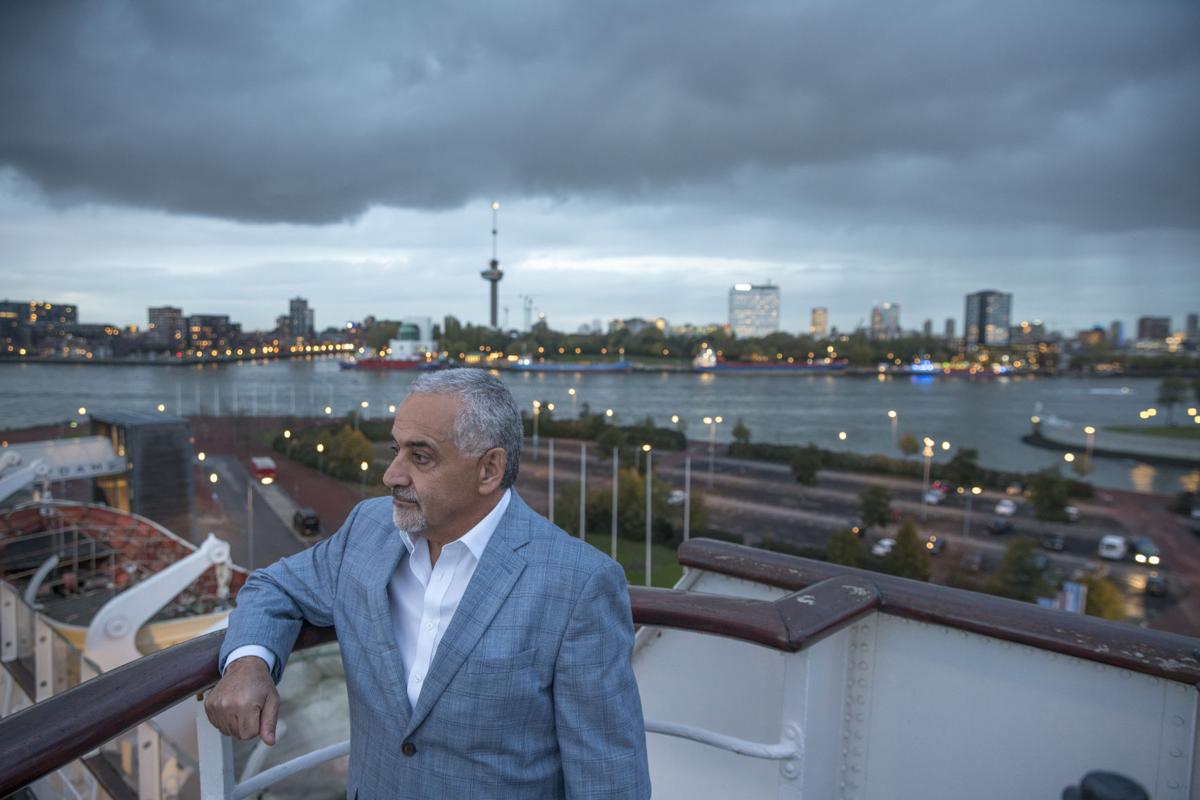 Ghassan Korban, executive director of the New Orleans Sewerage & Water Board, on a recent visit to Rotterdam, the Netherlands, to learn about Dutch strategies for water management. Image by Chris Granger. Netherlands, undated. Ghassan Korban, executive director of the New Orleans Sewerage & Water Board, on a recent visit to Rotterdam, the Netherlands, to learn about Dutch strategies for water management. Image by Chris Granger. Netherlands, undated.