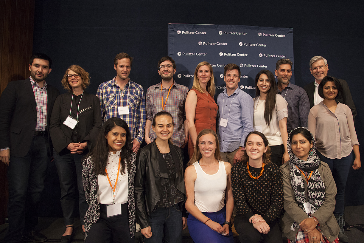 The 2017 HEFAT participants photographed with Pulitzer Center Senior Editor Tom Hundley. Image by Jin Ding. United States, 2017. The 2017 HEFAT participants photographed with Pulitzer Center Senior Editor Tom Hundley. Image by Jin Ding. United States, 2017.