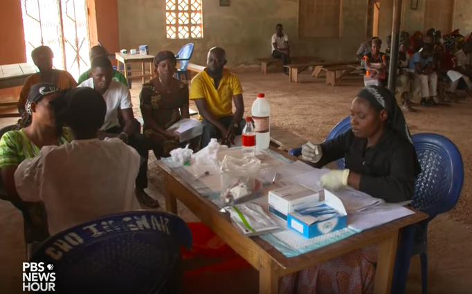 Screenshot from PBS NewsHour. Aliade, 2018. Screenshot from PBS NewsHour. Aliade, 2018.