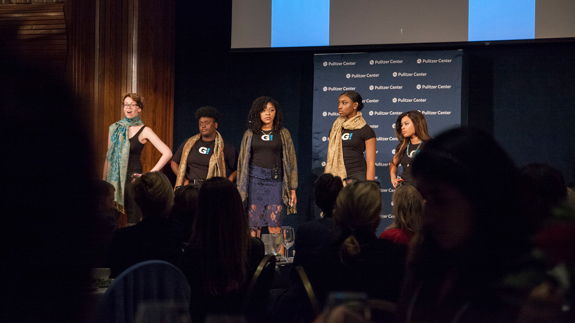 Girl Be Heard performing at the Gender Lens conference. Image by Jin Ding. United States, 2017. Girl Be Heard performing at the Gender Lens conference. Image by Jin Ding. United States, 2017.