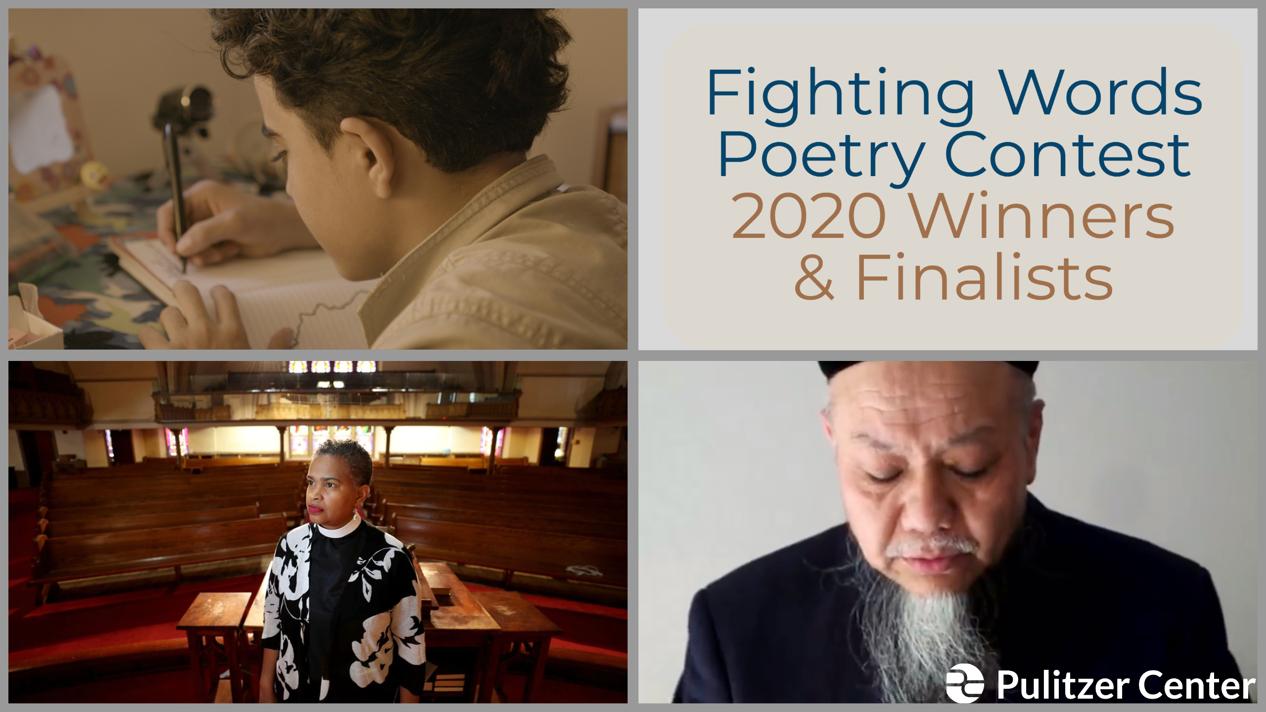 Announcing the 2020 winners of the Fighting Words Poetry Contest. Announcing the 2020 winners of the Fighting Words Poetry Contest.