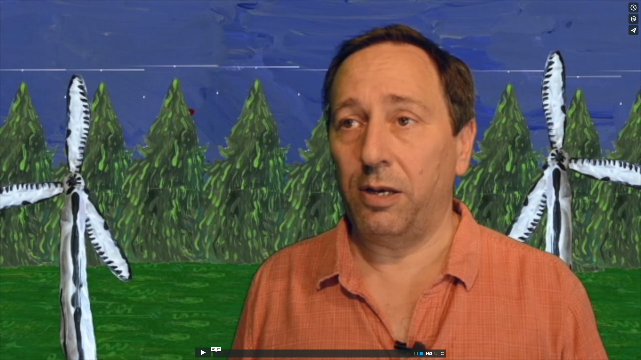 Alex and Dan reported in Europe on sea level rise and the low-carbon lifestyle. Courtesy Daniel Grossman