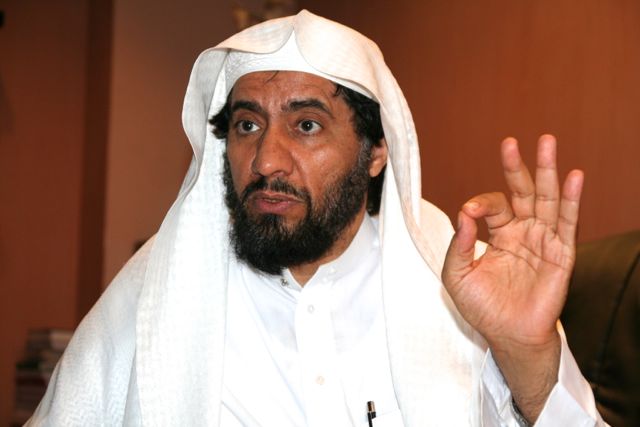 Mohsen Al Awajy, Islamist activist, calls Brotherhood ban "very illegal." Image by Caryle Murphy. Riyadh, 2014. Media file: mohsen_al_awajy._image_by_caryle_murphy_riyadh_2011_jpg.jpg