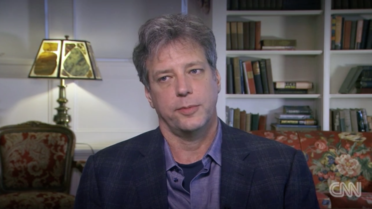 Image from CNN's interview with grantee Michael Scott Moore. United States, 2017. Image from CNN's interview with grantee Michael Scott Moore. United States, 2017.