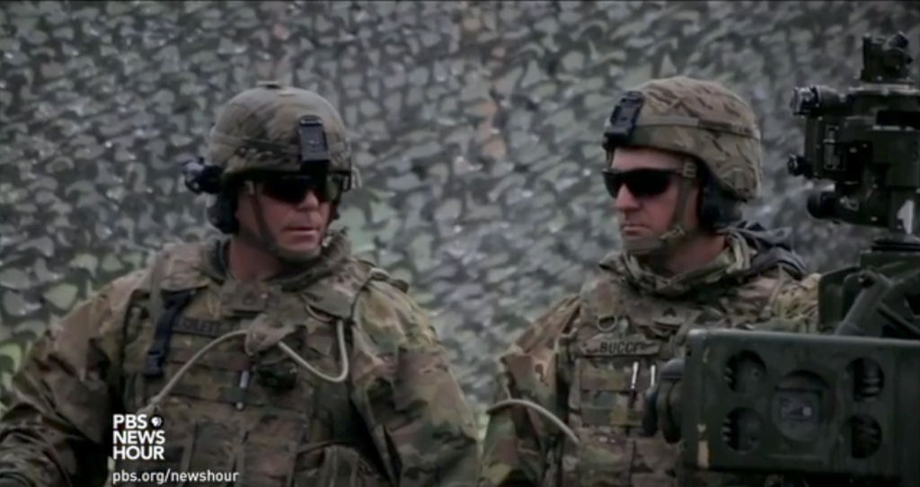 Still from the July 7, 2016 PBS NewsHour broadcast. Image by Nick Schifrin and Zach Fannin. Estonia, 2016. NewsHour still