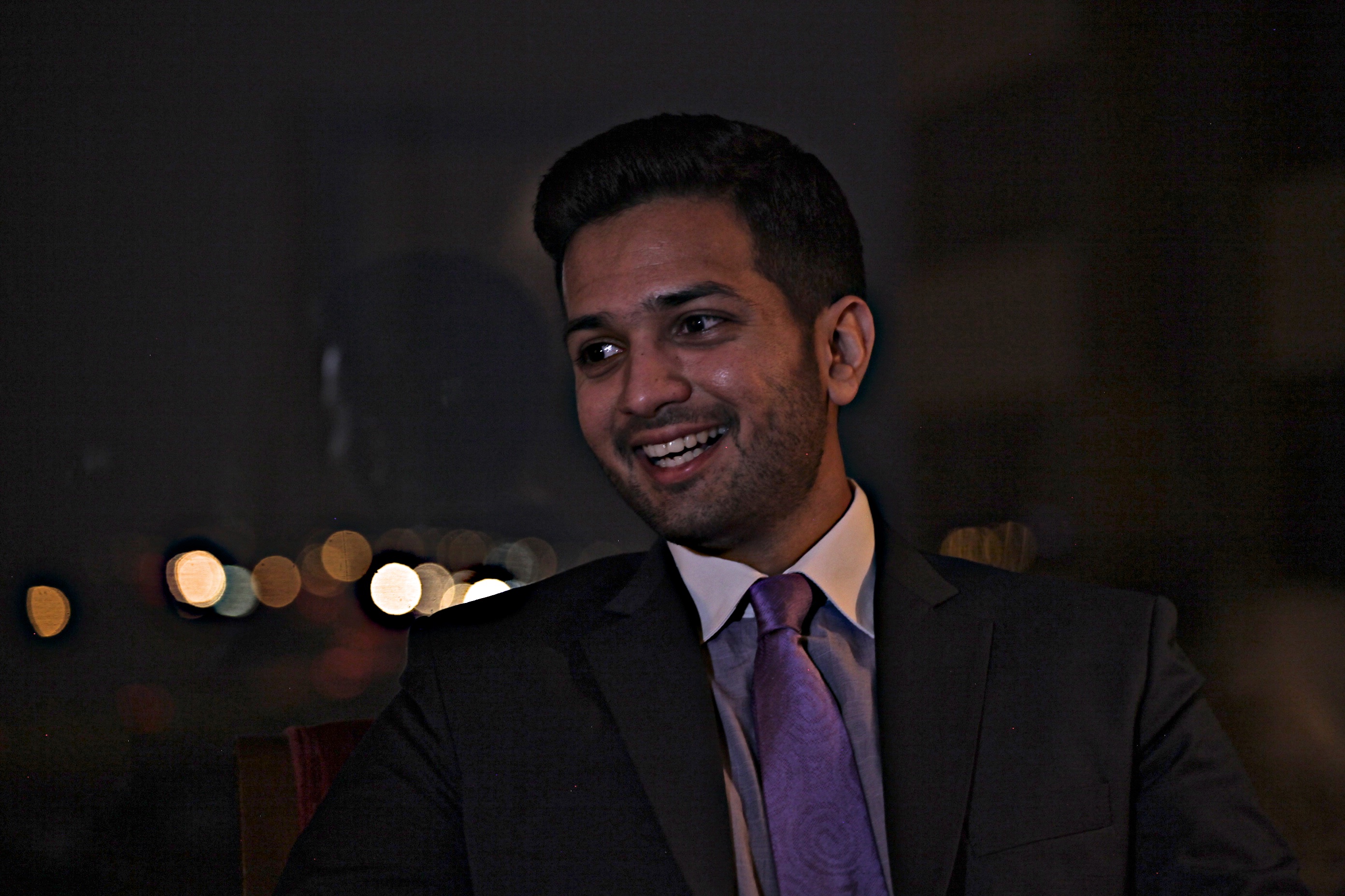 Priyank Mathur, creator of the “Fighting Terror With Comedy” program. Image by Wes Bruer. India, 2017. Priyank Mathur, creator of the “Fighting Terror With Comedy” program. Image by Wes Bruer. India, 2017.