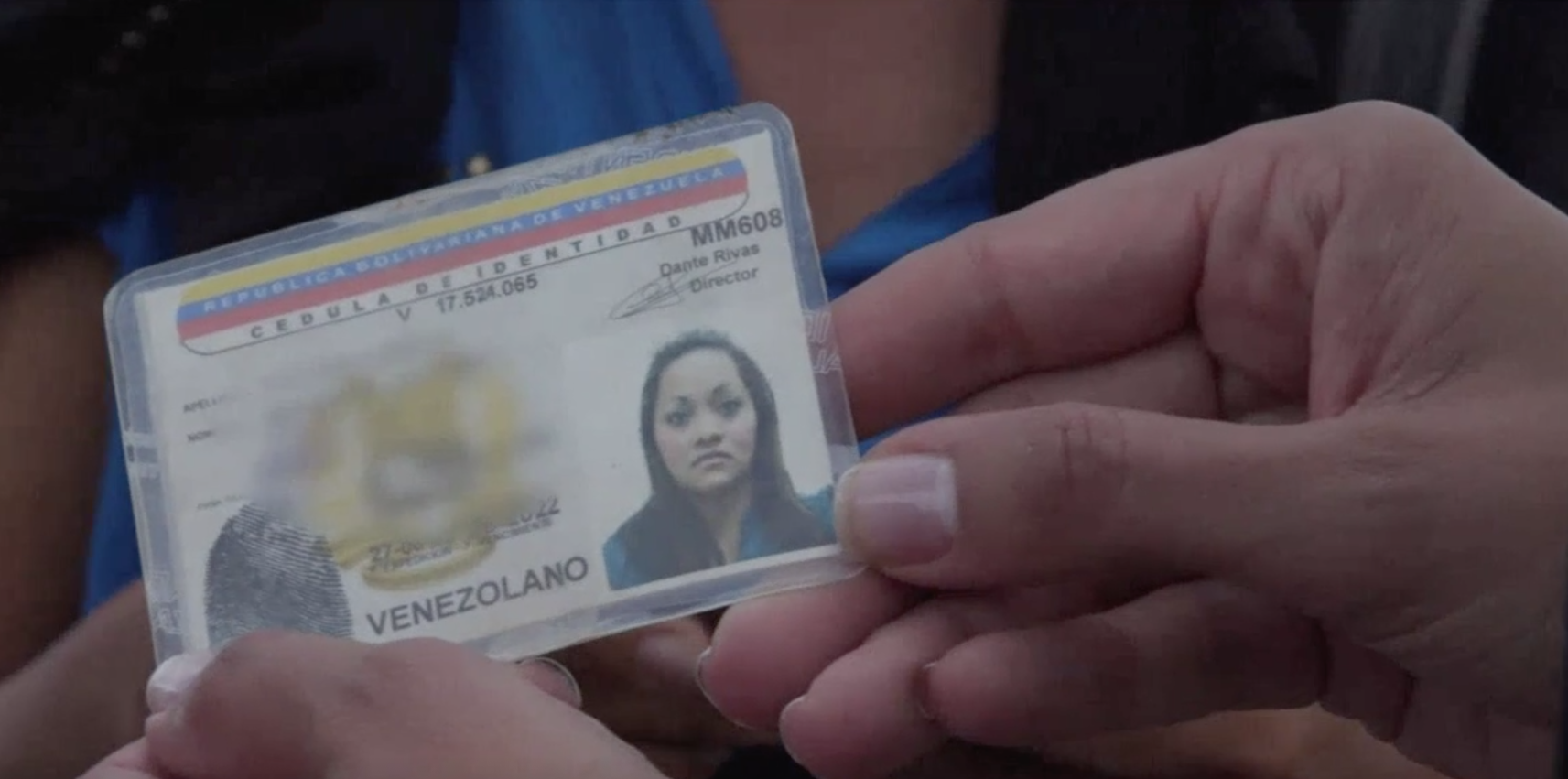 Identification of a women who has been walking and hitchhiking with her family for over two days. Image from video. Identification of a women who has been walking and hitchhiking with her family for over two days. Image from video.